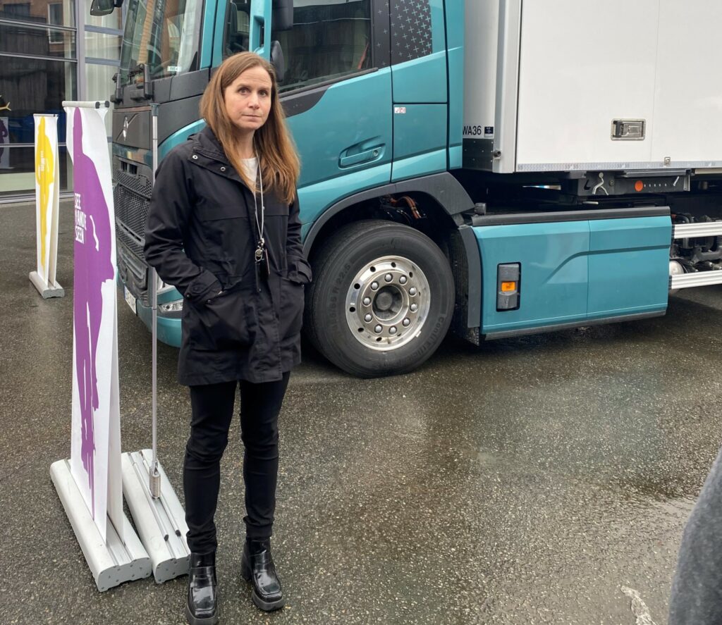 Anna Wrige Berling, traffic and safety director with Volvo Trucks