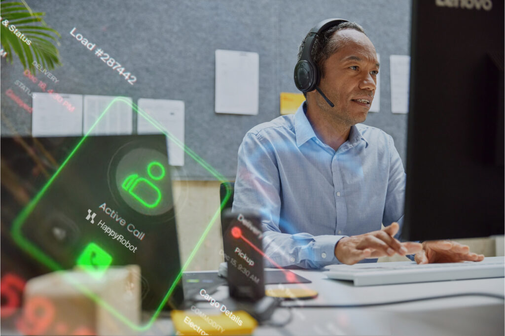 concept of DHL x Hapy Robot call 