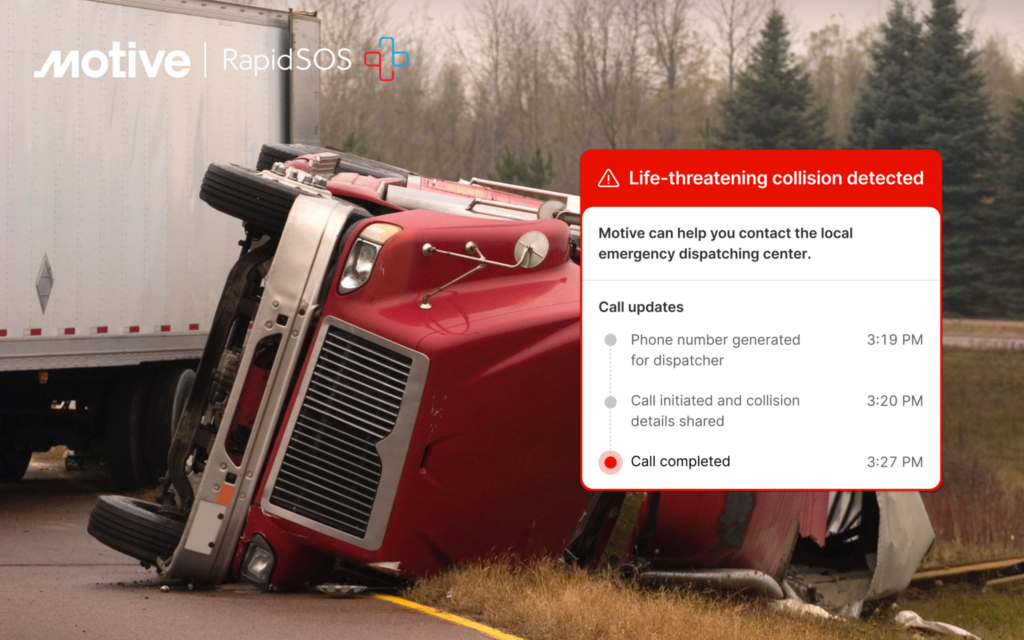 Motive First Responder CA_Get drivers life-saving help faster with First Responder