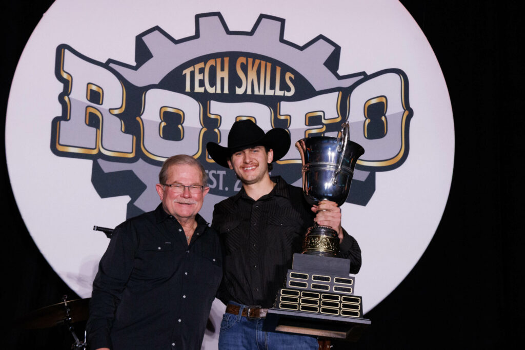 Picture of Rusty Rush with champ Dom McConnell